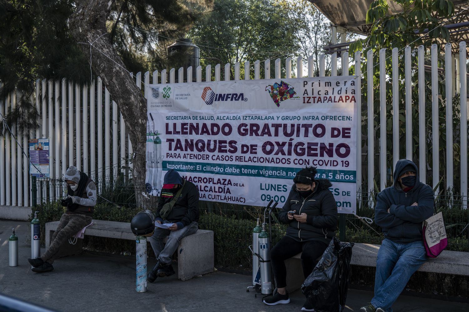 INFRA instala en la CDMX el centro más grande del país para recargar oxígeno gratuito