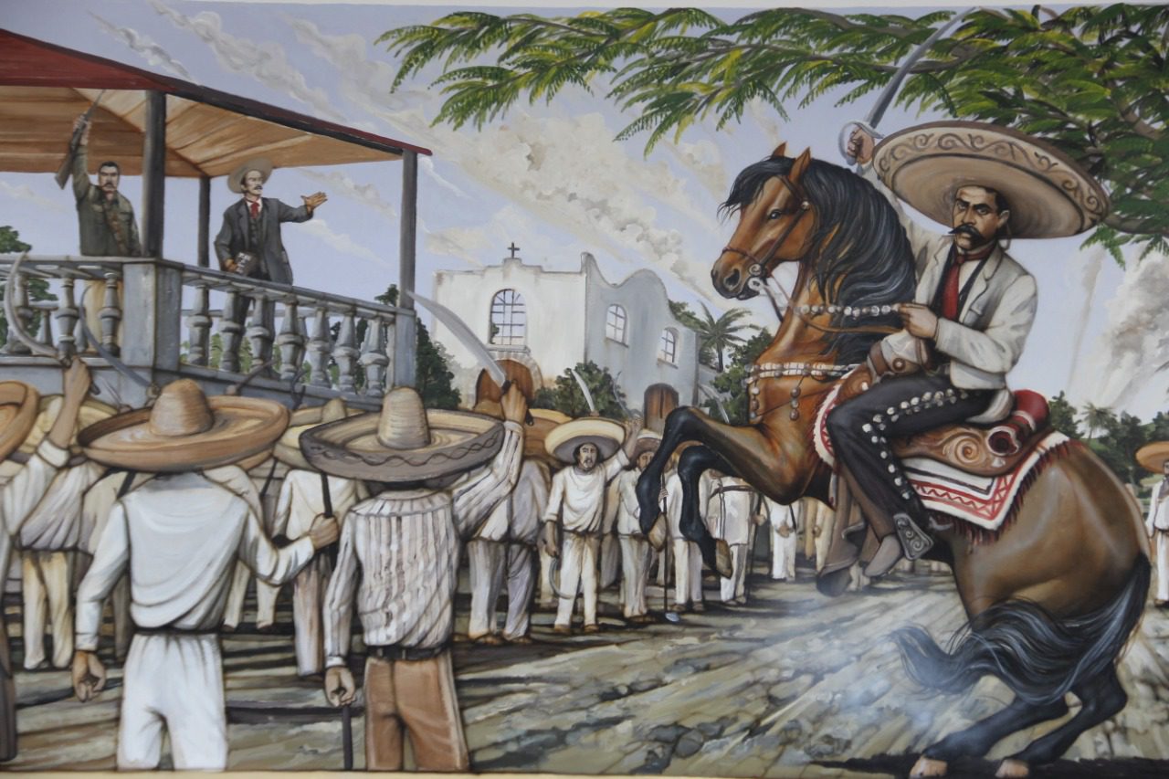 Abren acceso al público para visitar los murales de Zapata en Ayala