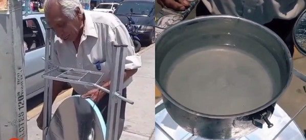 Abuelito del Edomex crea cocina sola y se vuelve viral
