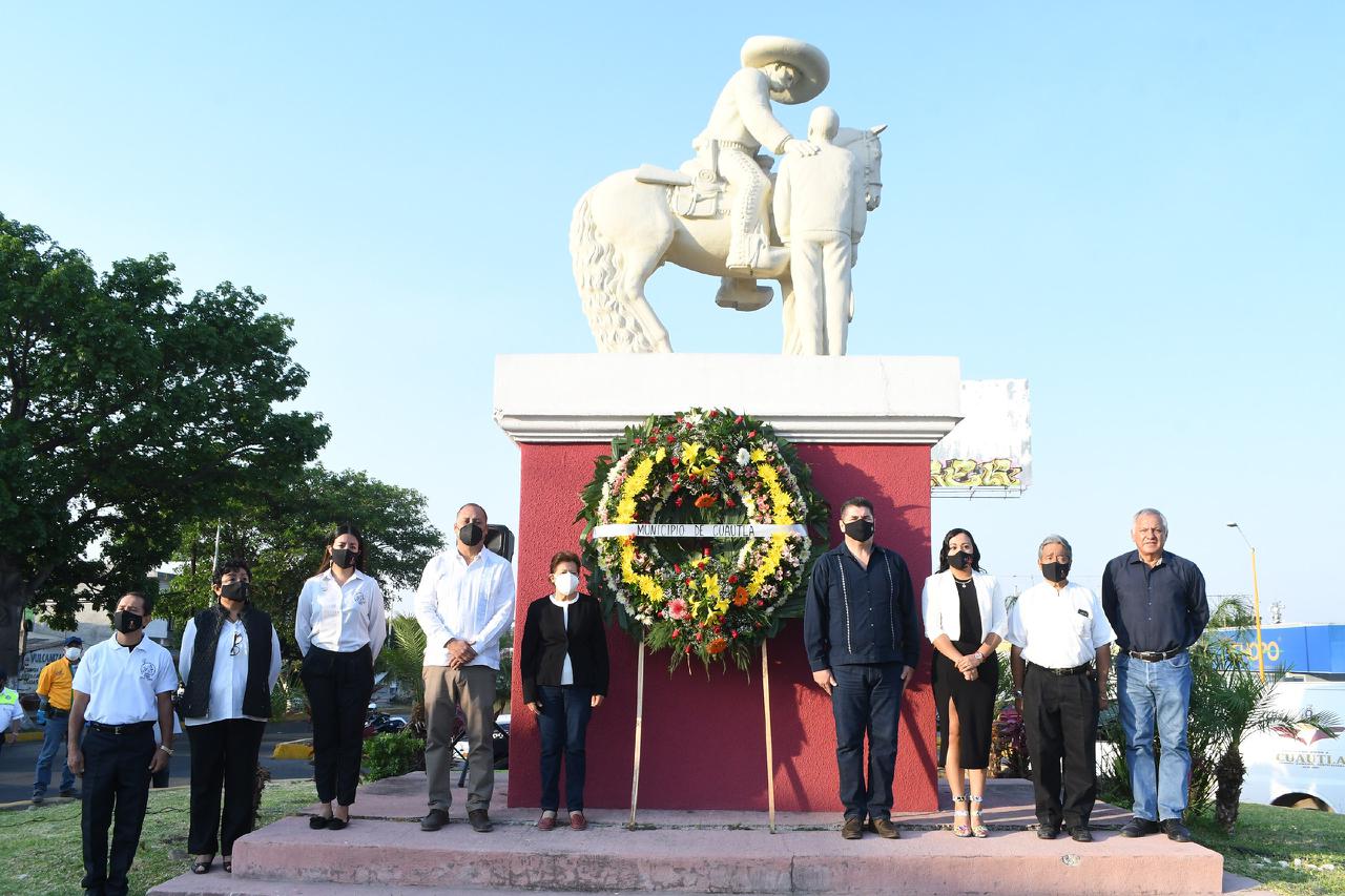 Conmemoran el aniversario luctuoso de Zapata en Cuautla