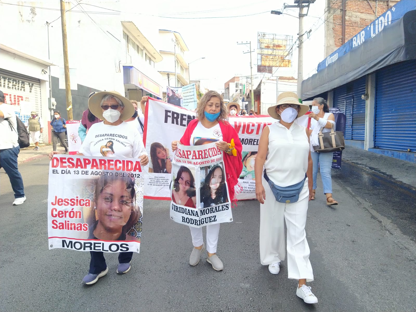 Madres marchan en Cuernavaca por sus hijos desaparecidos
