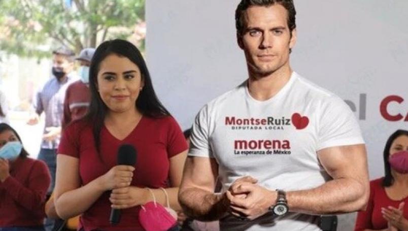 Candidata de Morena lo usó la imagen del actor Henry Cavill para ganar votos