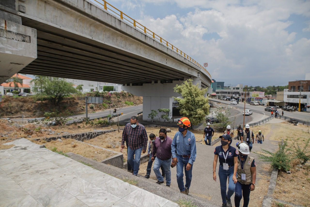 NO HAY RIESGO en puentes vehiculares de Cuernavaca y Cuautla