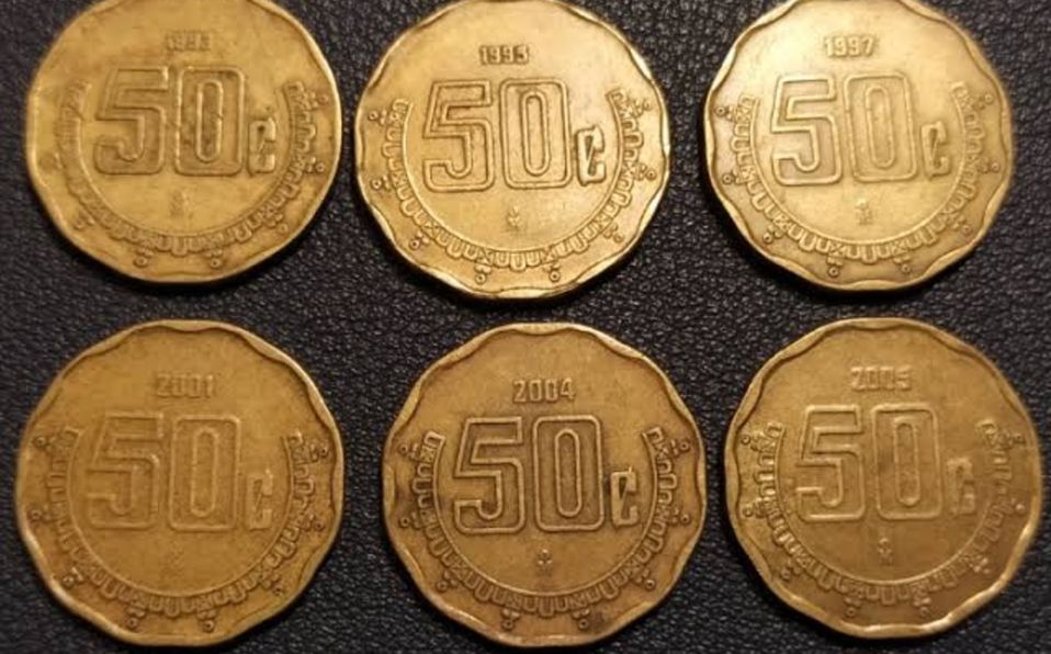 Esta moneda de 50 centavos de 1998 se oferta en 5 mil pesos en internet