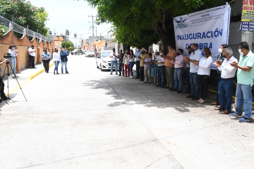 Entregan obras en las colonias Peña Flores y Gabriel Tepepa de Cuautla