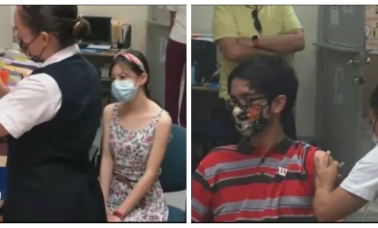 Nattalie y Mario son los primeros menores en ser vacunados contra la COVID-19 en México