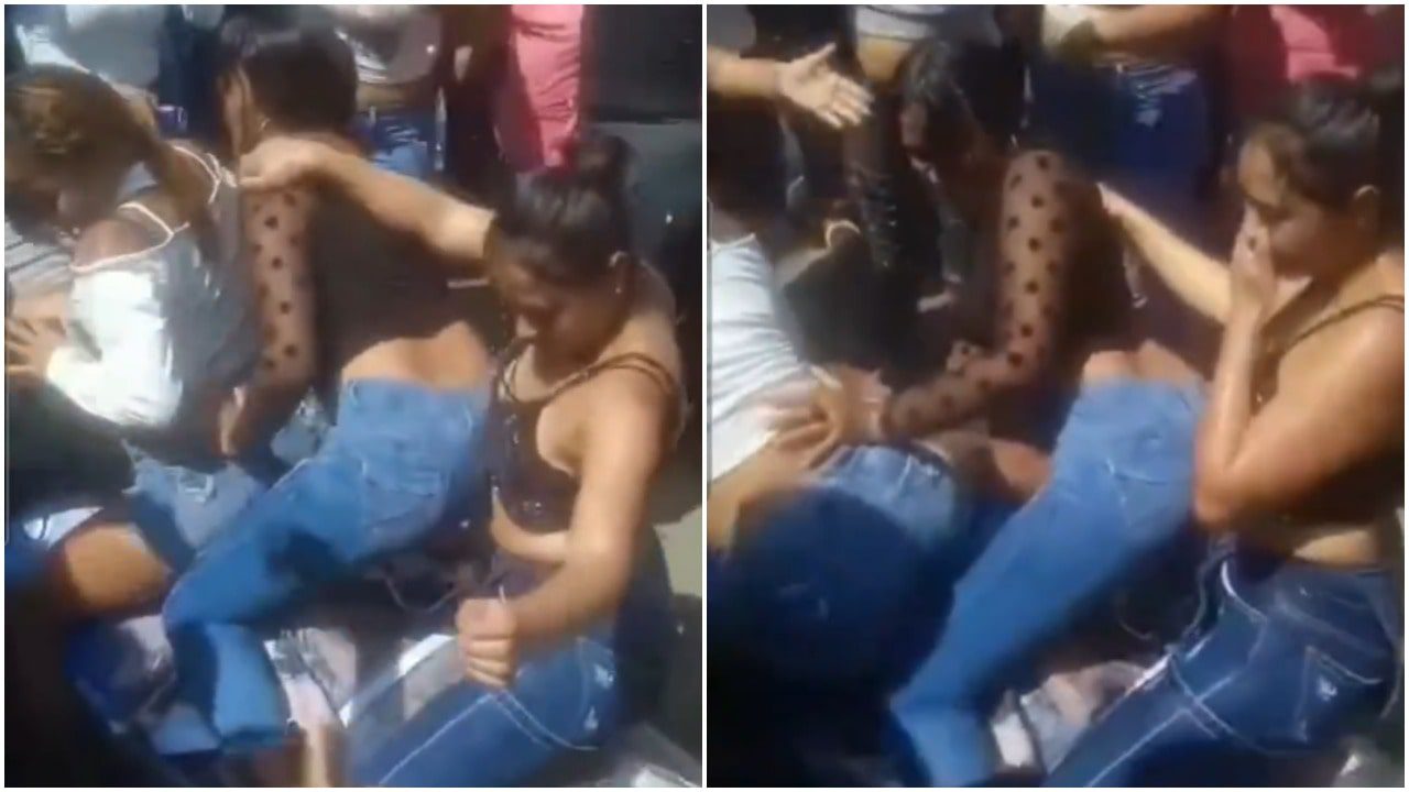 Mujeres despiden a su amigo “perreando” sobre su ataúd