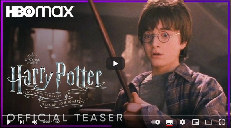 Harry Potter vuelve con un especial y el elenco original en HBO Max