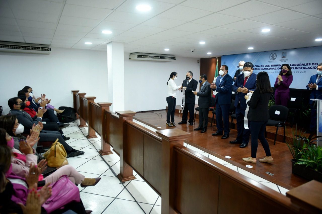 En vigor la Reforma Laboral en Morelos, inauguran tribunales
