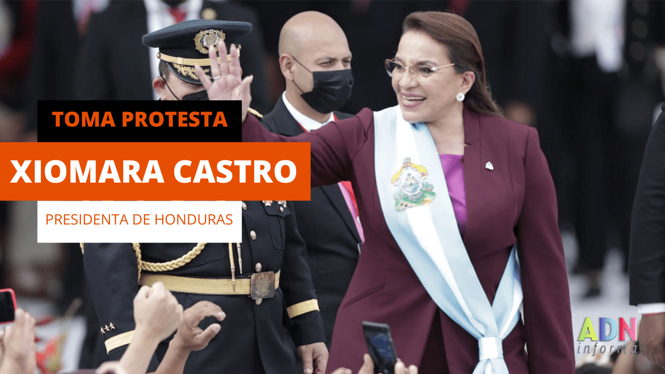 Tama protesta Xiomara Castro como presidenta de Honduras
