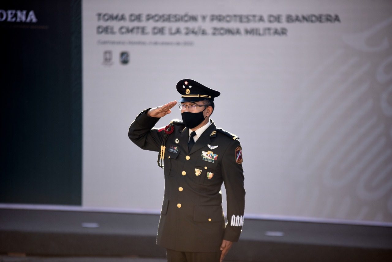 Designan a nuevo comandante de la 24/a Zona Militar en Morelos