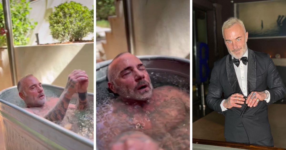 (VIDEO) ¿Por qué Gianlucca Vacchi se sumerge en tina con hielo?