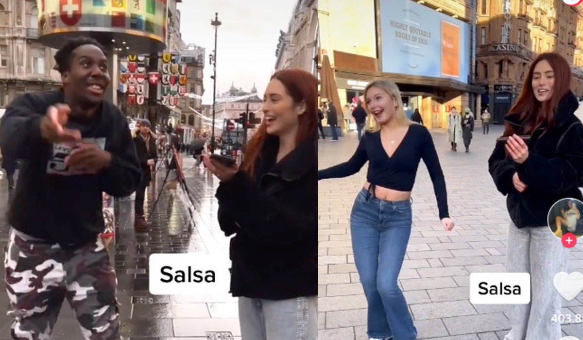 (VIDEO) TikToker reta a jóvenes de Londres a bailar ritmos latinos