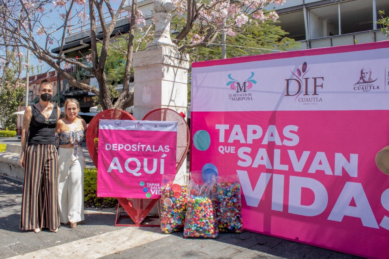 Arranca campaña “Tapas que Salvan Vidas” con el apoyo de la Asociación “El Renacer de la Mariposa”