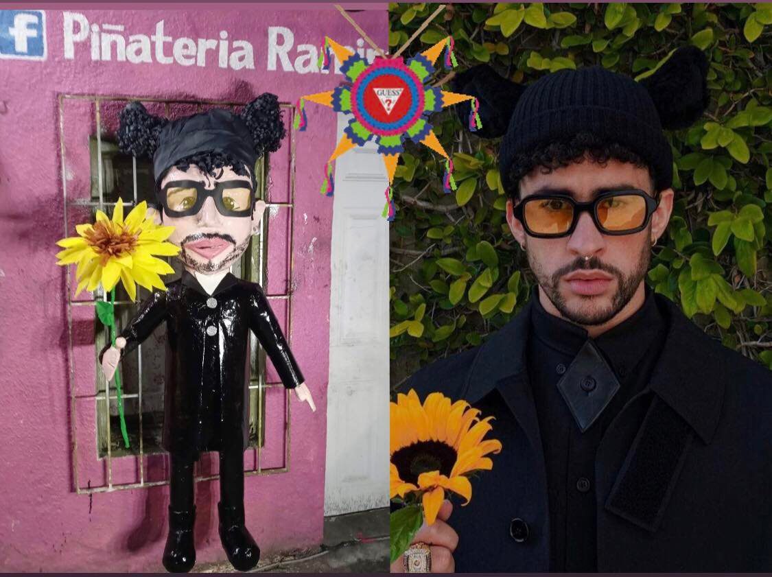 Ya hay piñatas de Bad Bunny ¡Disponibles solo en México!