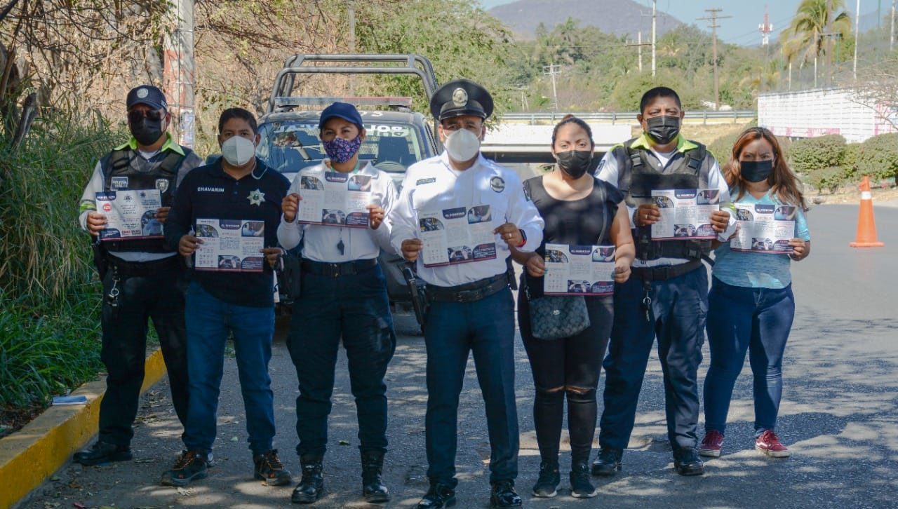 Realizan operativo vial para prevención de accidente en Xochitepec