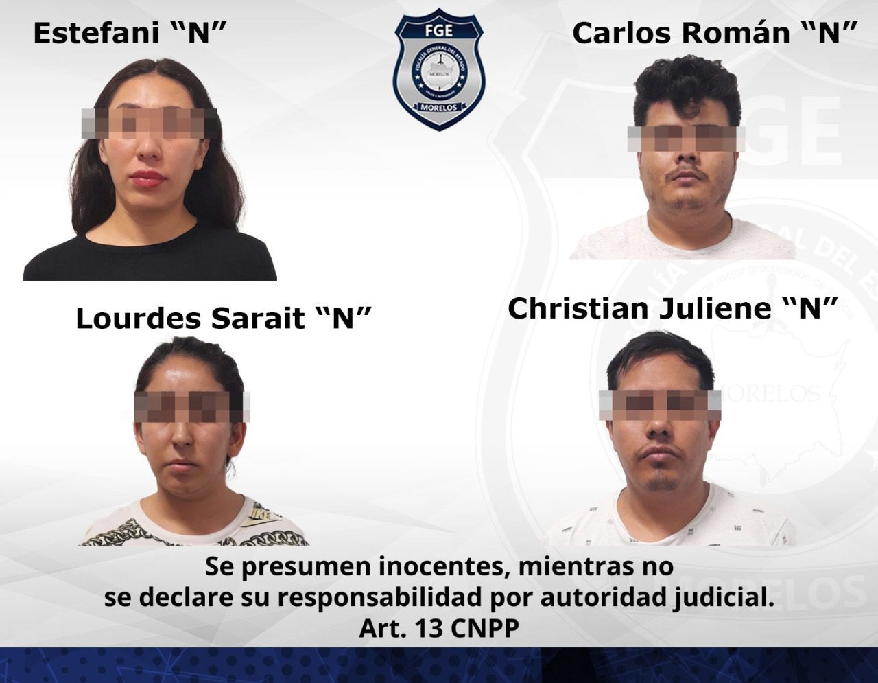 Detienen a presuntos integrantes de la Unión Tepito en Morelos