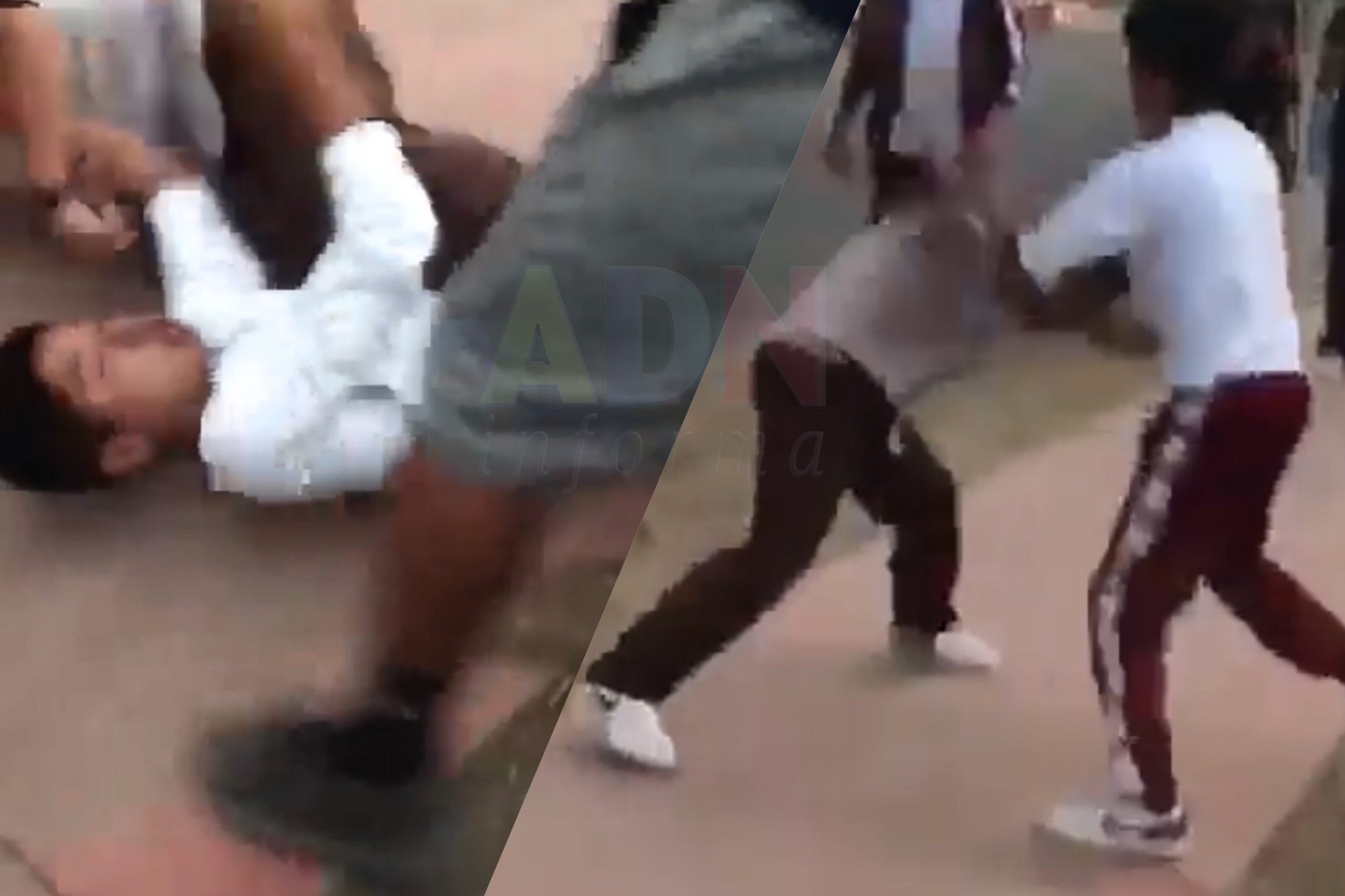 [VIDEO] Estudiante de secundaria cae en coma tras pelea callejera en Tepic