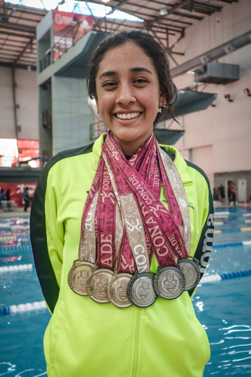 Nadadores morelenses ganan 24 medallas en los Nacionales Conade 2022