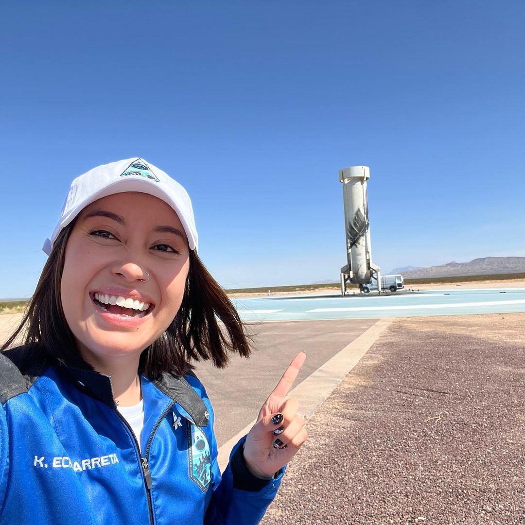 Katya Echazarreta visitó México después de su primer viaje al espacio.