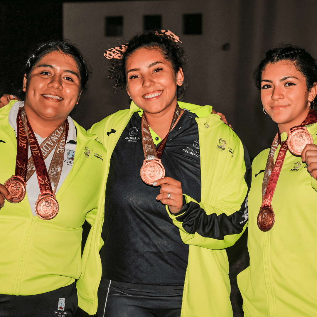 Morelos gana 5 medallas de bronce en los Juegos Nacionales Conade 2022