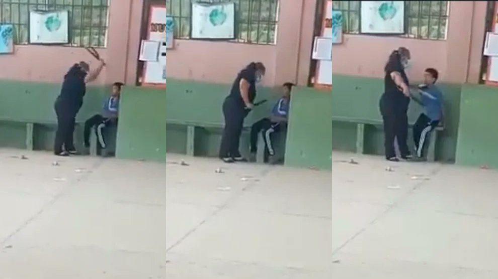 [VIDEO] Maestra agrede a niño de primaria en Honduras