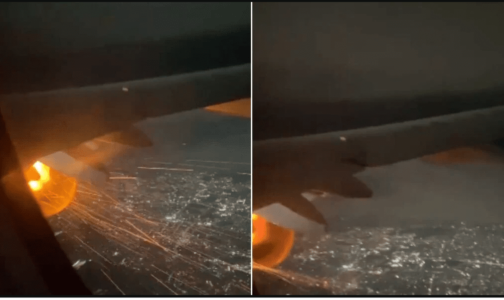 [VIDEO] Motor de avión de Viva Aerobus se incendia en pleno vuelo