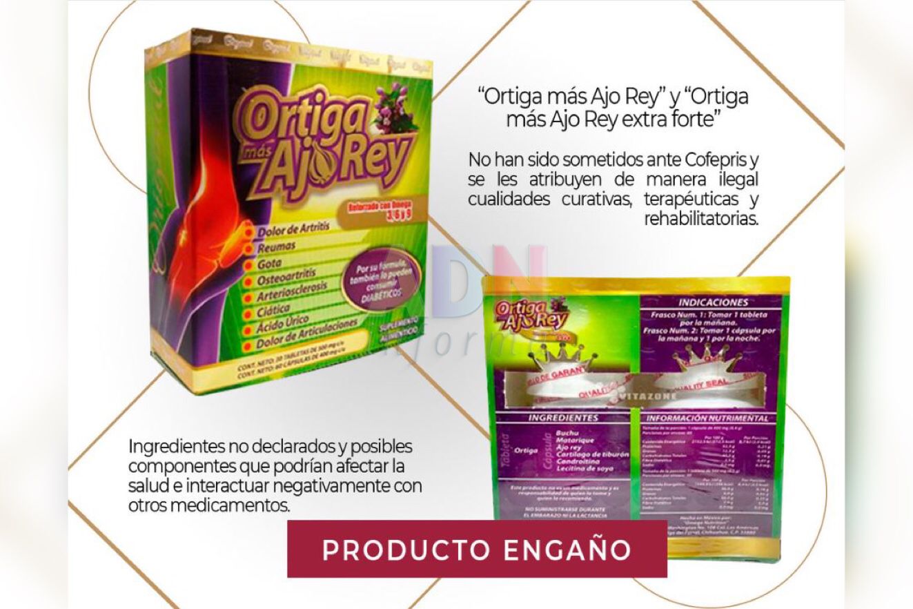 Cofepris alerta sobre 3 productos engaño que utilizan ajo