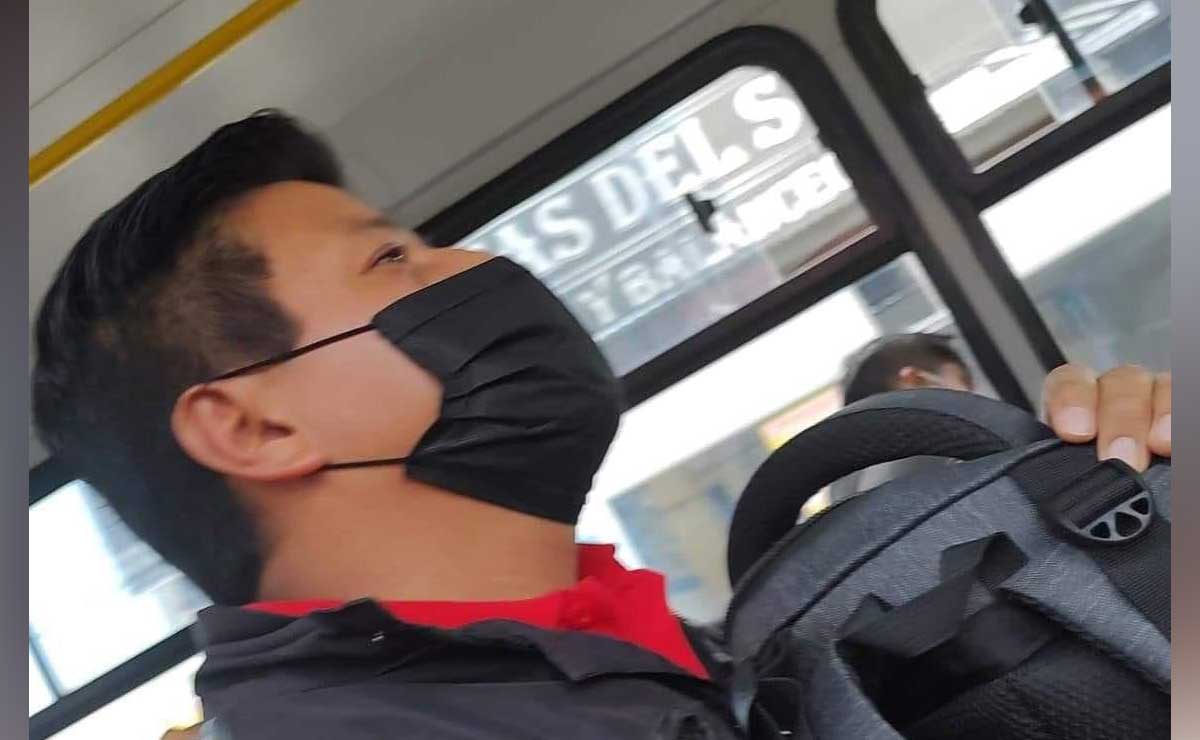 Hombre se m4sturba en transporte público de Puebla
