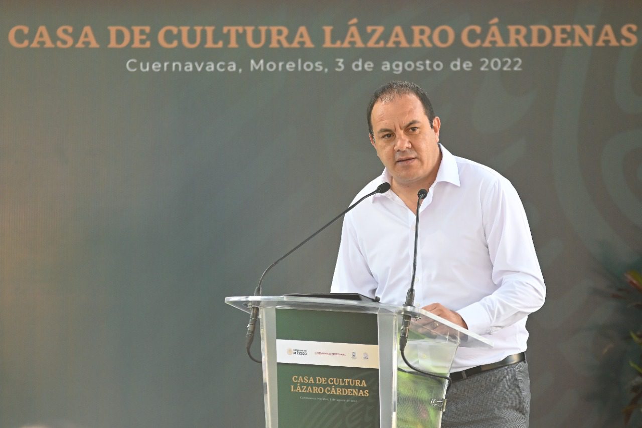 Inauguran Cuauhtémoc Blanco y Gobierno de México la Casa de Cultura “Lázaro Cárdenas”