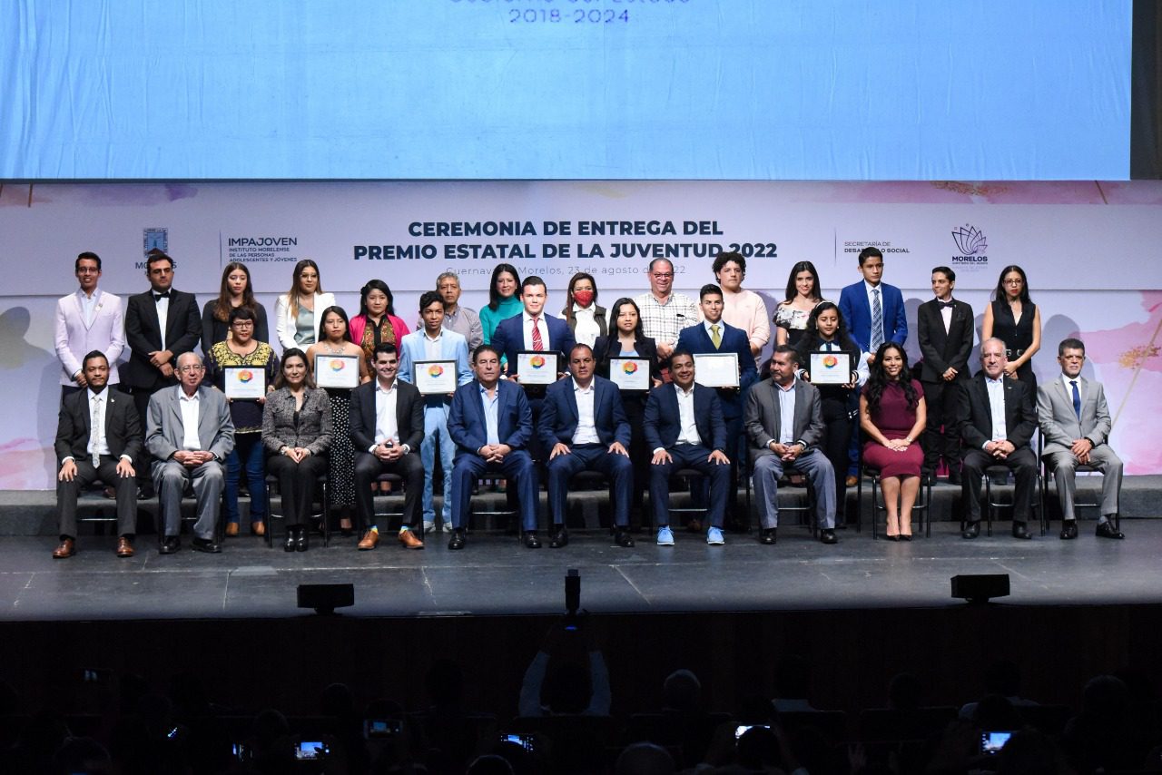 Ellos son los ganadores del Premio Estatal de la Juventud 2022