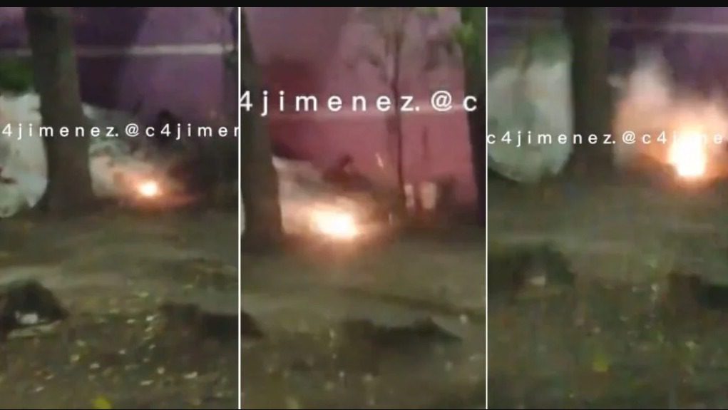 [VIDEO] Jóvenes lanzan cohete a un hombre en situación de calle