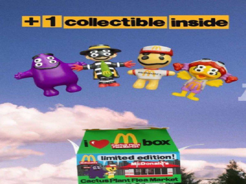 Lanza McDonalds cajita feliz retro para adultos
