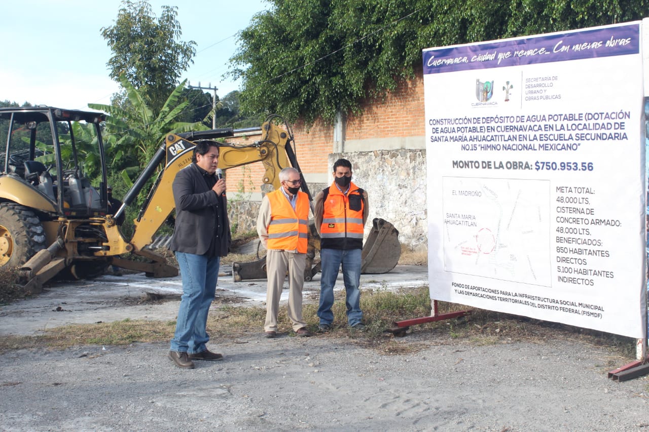 Secundaria de Ahuacatitlán tendrá depósito de agua potable