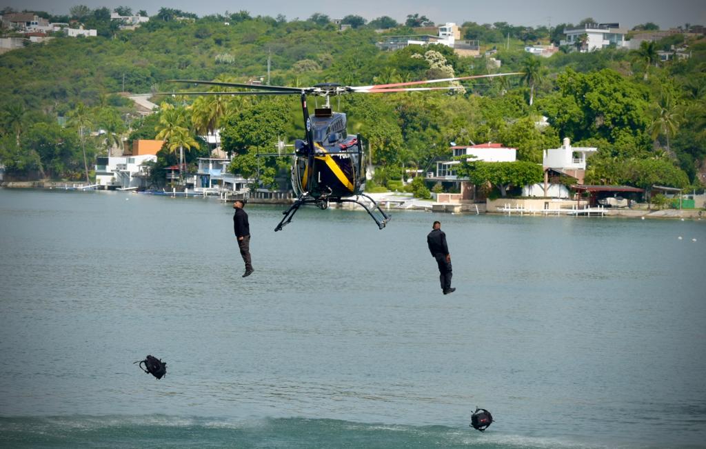 Policías de Morelos se capacitan en Operaciones Aeromóviles