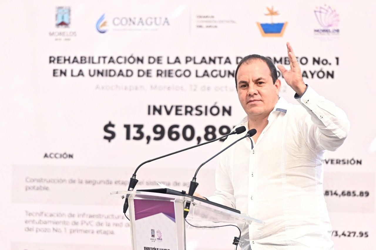 Productores del campo de Axochiapan tendrán abasto de agua