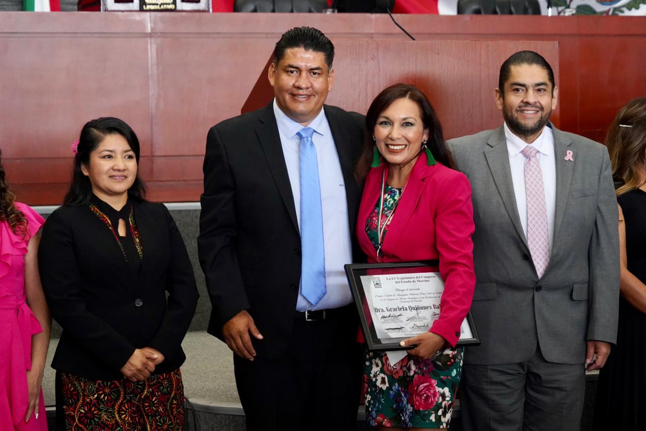 Premia Congreso de Morelos a abogados destacados