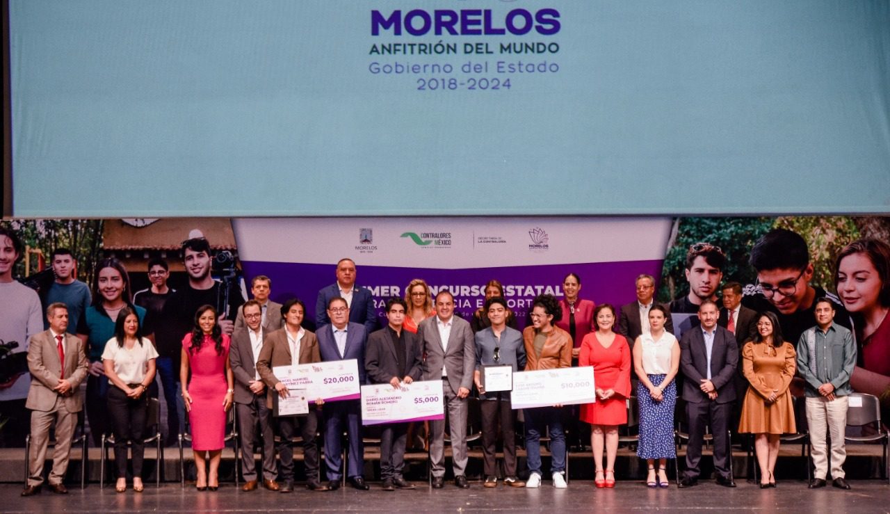 Premian a ganadores del concurso “Transparencia en Corto”