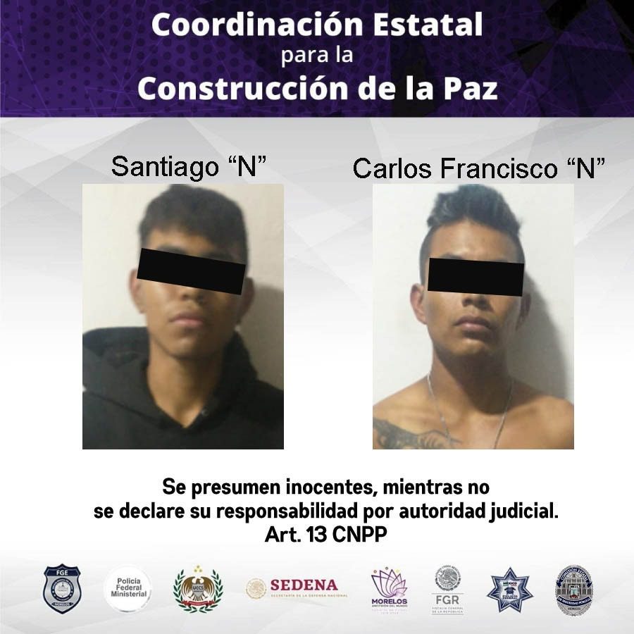 Detenidos en Jiutepec por robo de cable