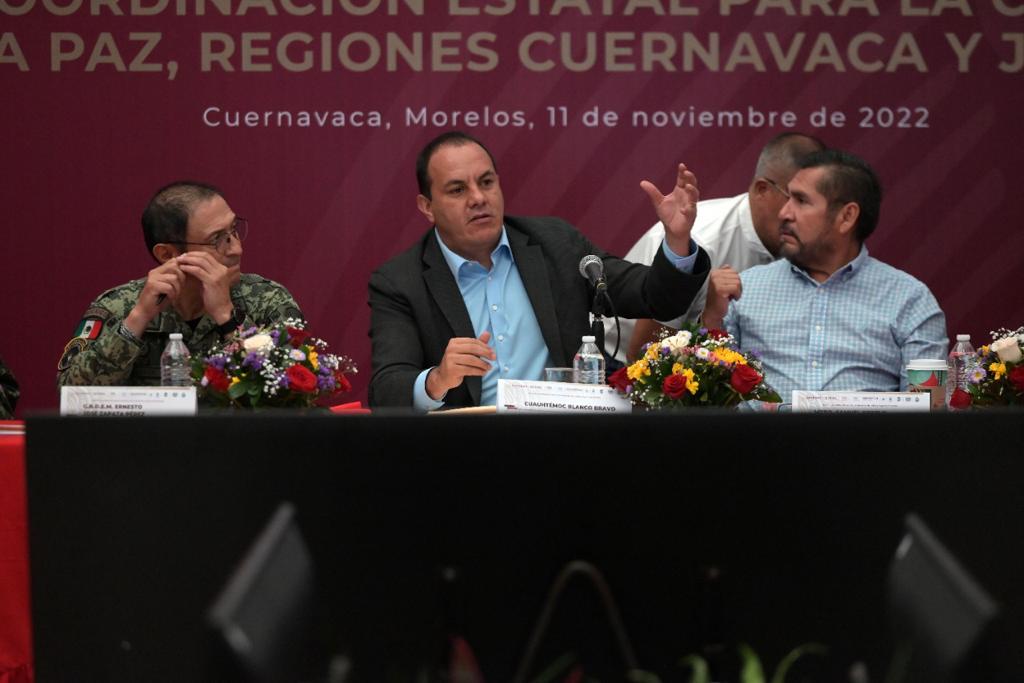Entrega Cuauhtémoc Blanco convenio de Mando Coordinado a 6 municipios