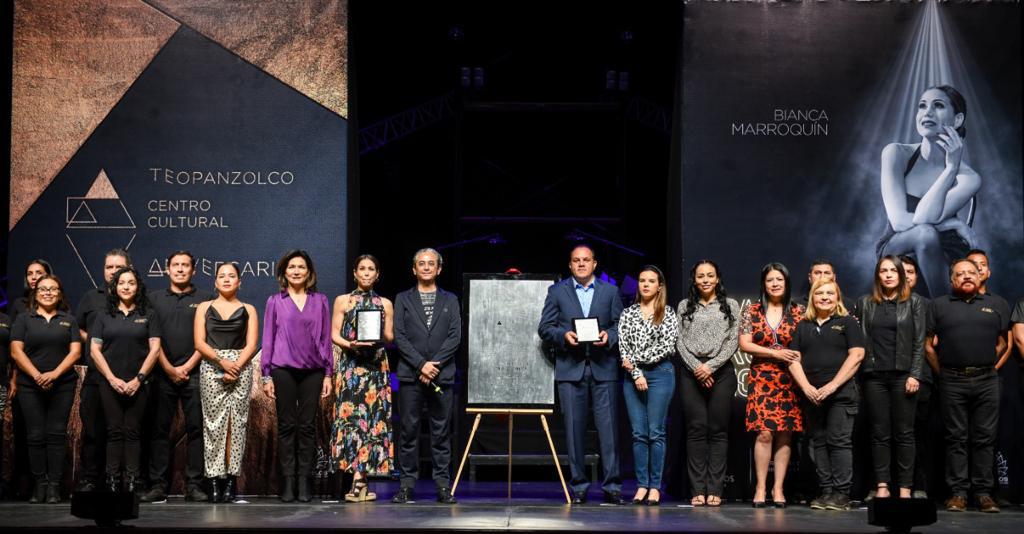 Bianca Marroquín visitó Morelos para develar placa conmemorativa en Teopanzolco