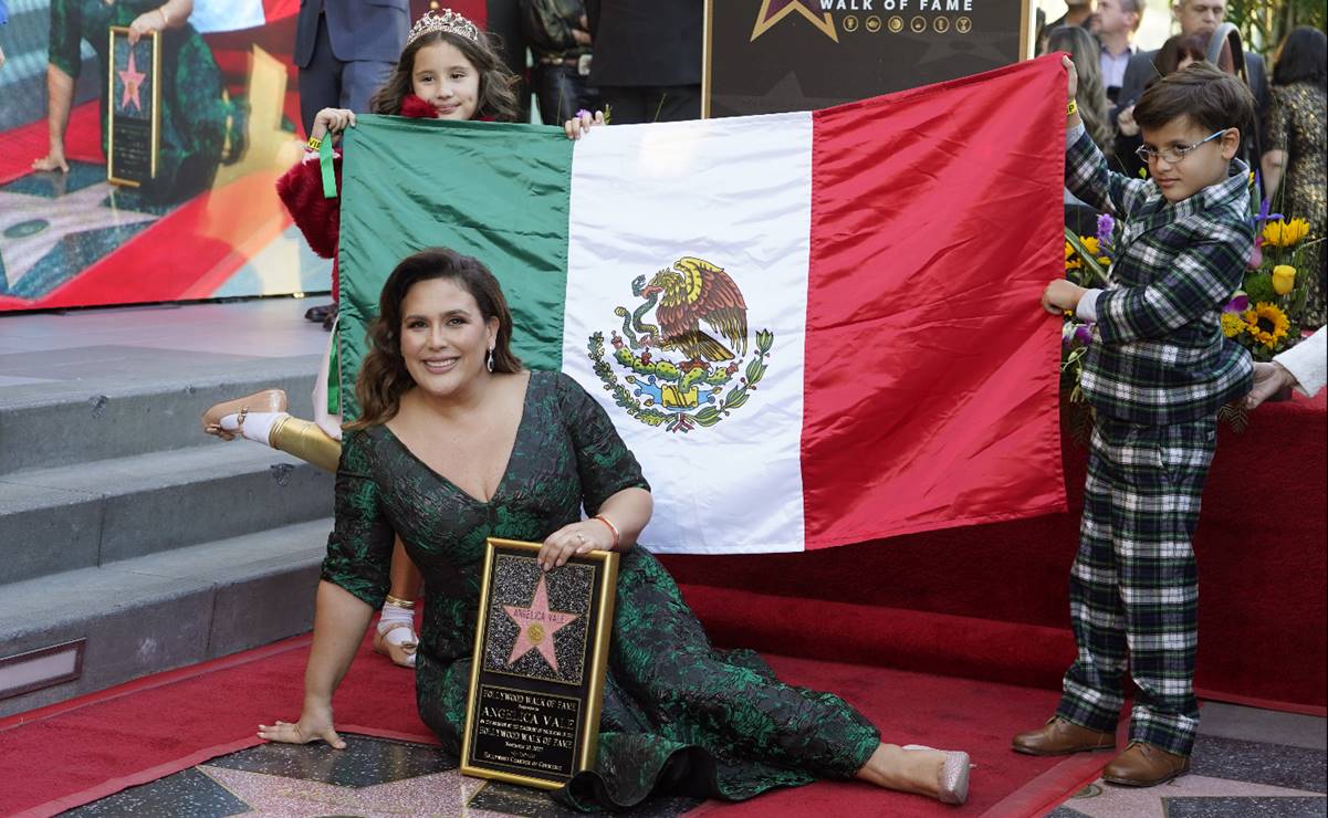 Angélica Vale recibe su estrella en el Paseo de la Fama de Hollywood