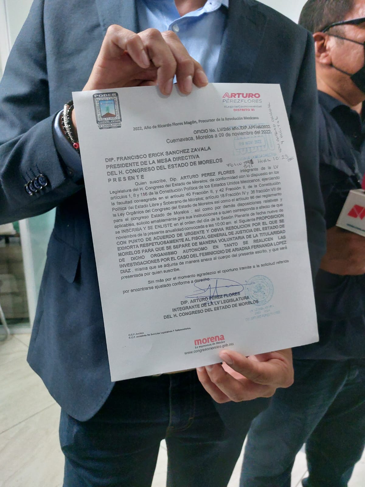 Pide diputado RENUNCIA del fiscal de Morelos Uriel Carmona
