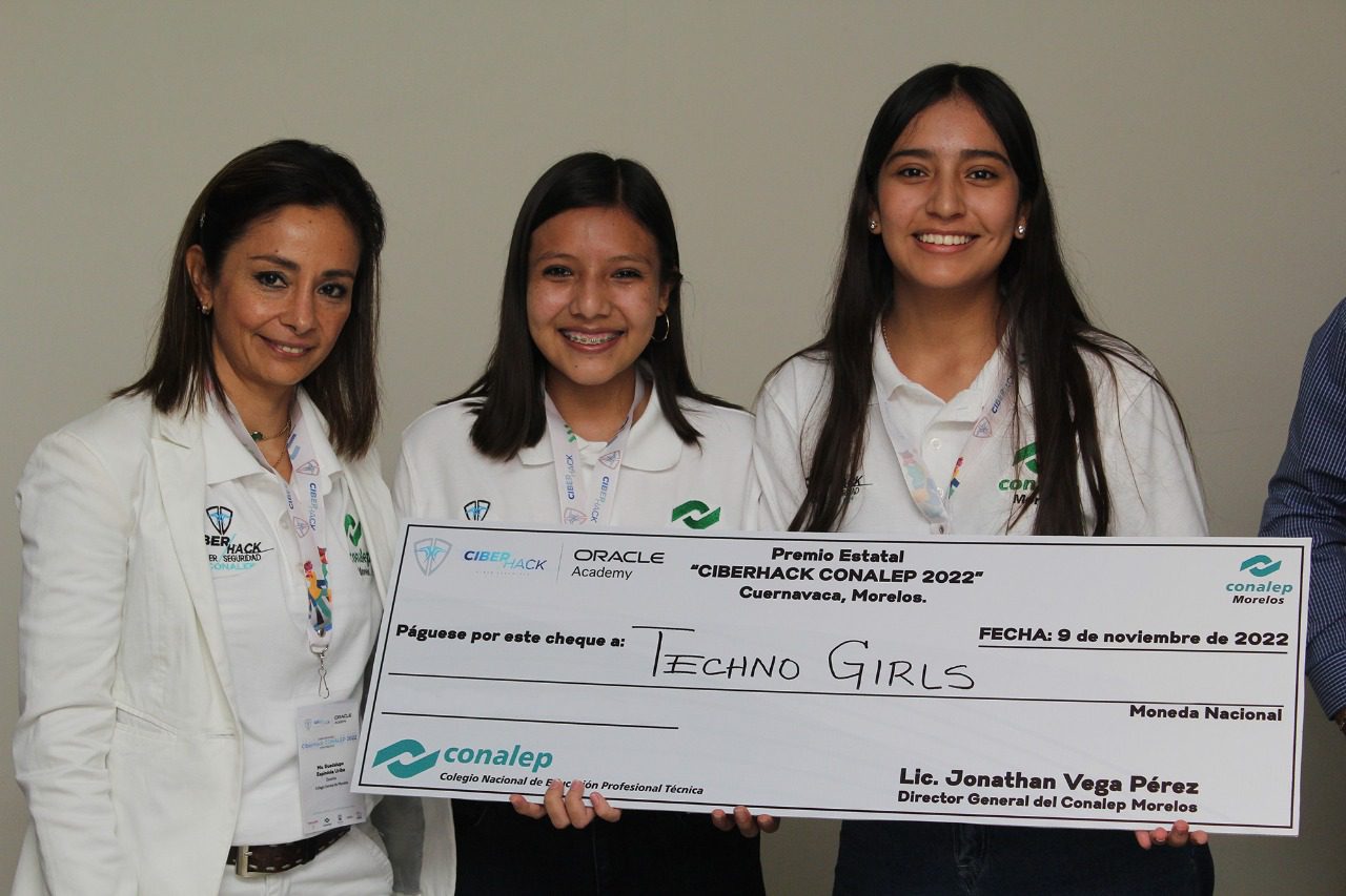 ¡Genias! Conalep Temixco gana Concurso Nacional CIBERHACK 2022
