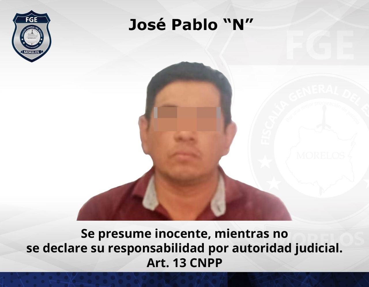 Detenido porque debe 86 mil pesos de pensión alimenticia en Morelos