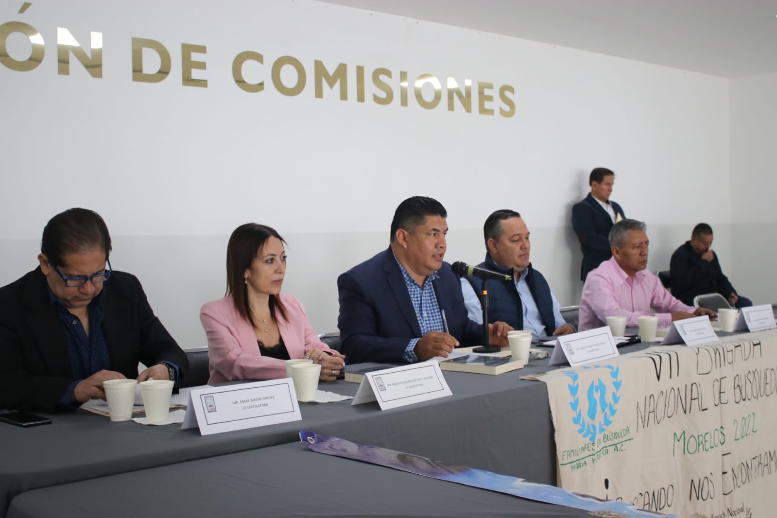Reciben diputados a integrantes de la Brigada de Búsqueda de Personas Desaparecidas