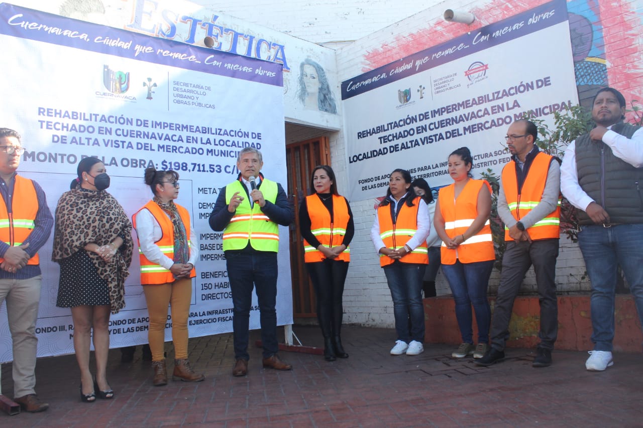 Rehabilitan Mercado de Altavista en Cuernavaca en su 37 aniversario