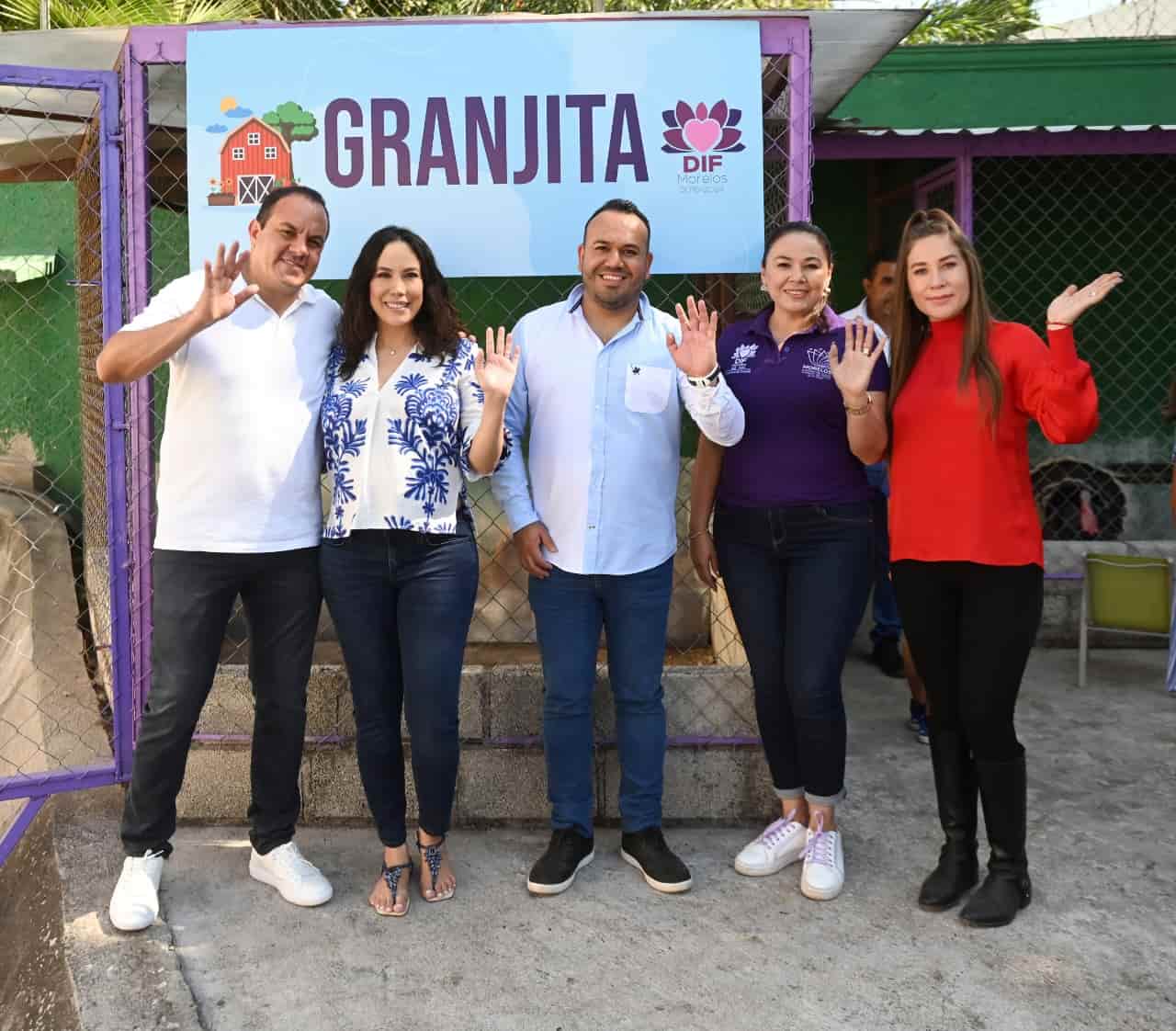 DIF Morelos inaugura espacios recreativos para niños en el CAMI