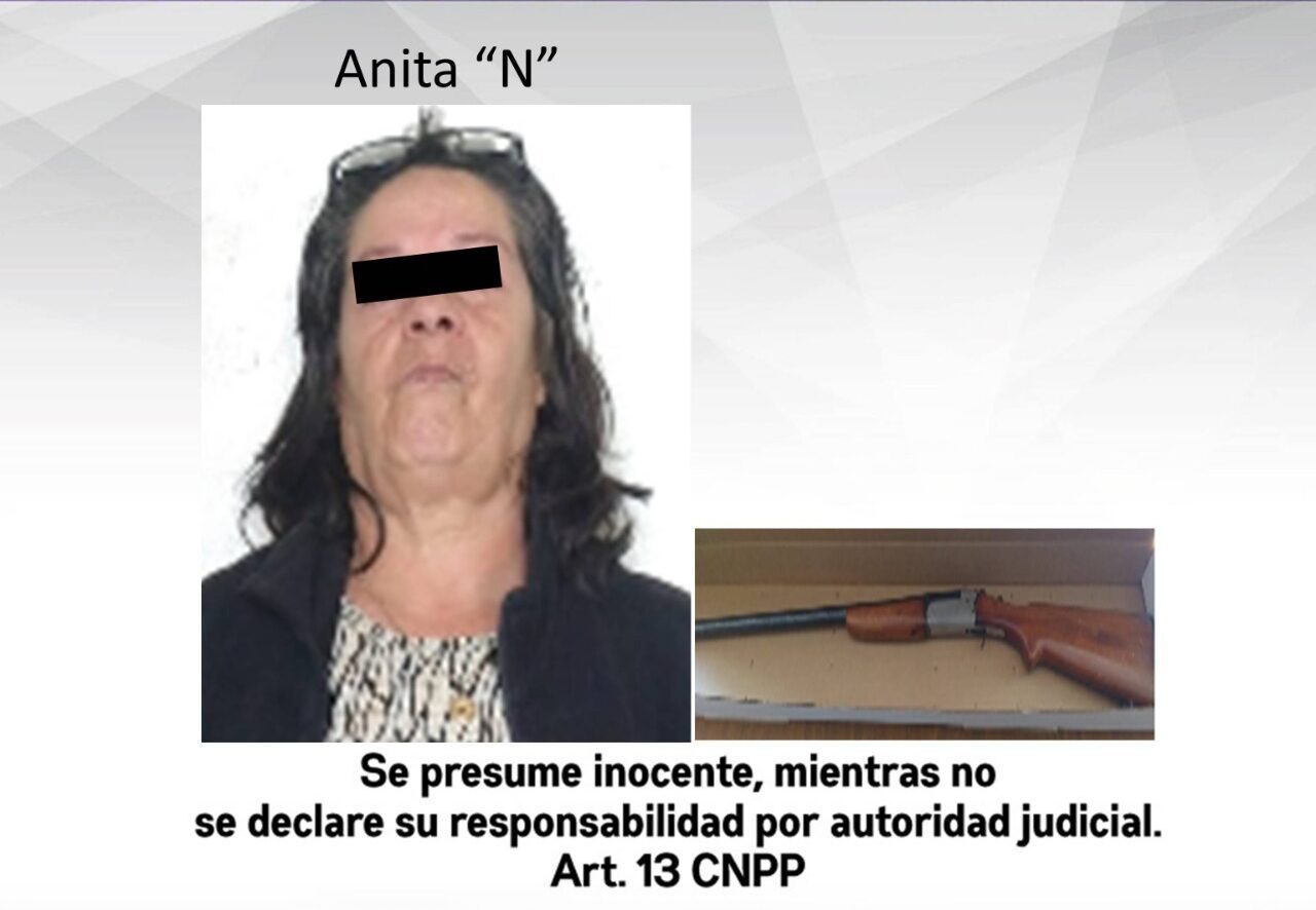 Detienen a abuelita con escopeta en Cuautla
