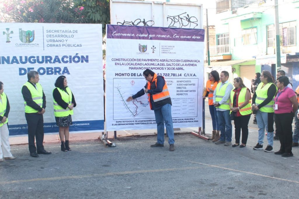 Realizaron en 2022 casi 60 obras en calles de Cuernavaca